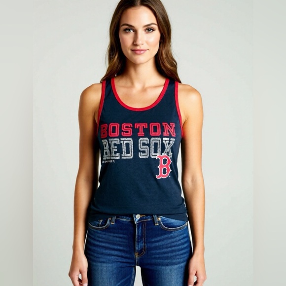 Genuine Merchandise Boston Red Sox Tank Top Size L 10/12 - Picture 1 of 5